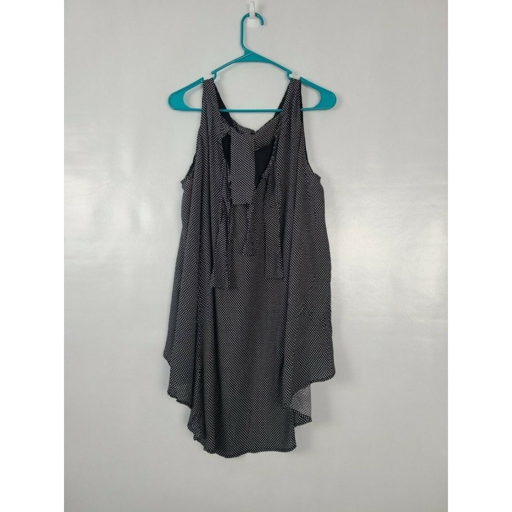 COCO + Carmen Black Tie Hi Low Tunic Size L/XL - Picture 3 of 6
